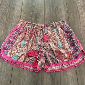 Raga smocked boho shorts size large